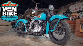 The 1937 Harley-Davidson Knucklehead - Our 2022 WTT Raffle Bike