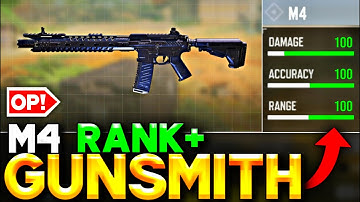 M4 Best GUNSMITH in COD Mobile SEASON 2 | M4 Best ATTACHMENTS for RANK Match!