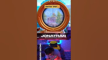 JONATHAN HACKER LIKE SPRAY🥵🙀 1V4 CLUTCH | HACKER OR WOTT #shorts #jonathanlive #bgmi