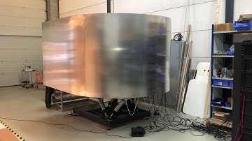 Testing the TRC 472FGM 6DOF Full Motion Flight Simulator