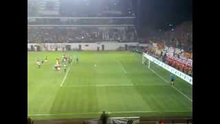 Gol Fernando Muslera (Penaltı) - Manisaspor 0-4 Galatasaray Tribünden