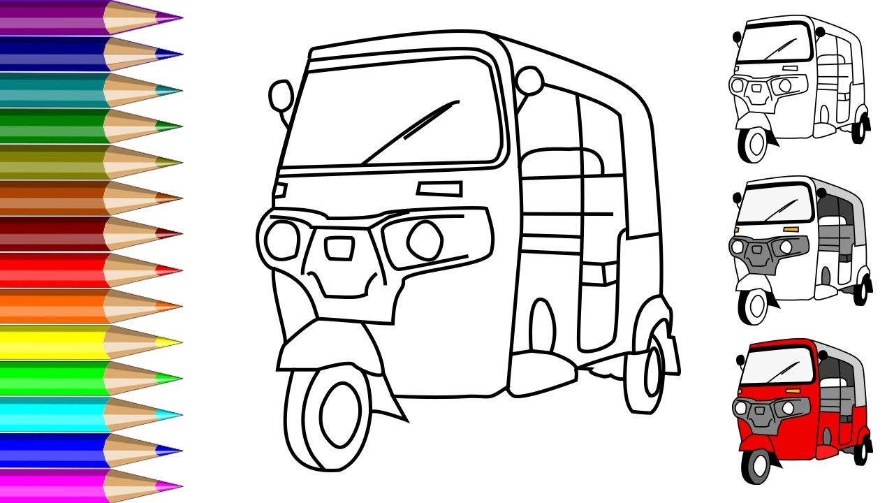ArtStation  Auto Rickshaw