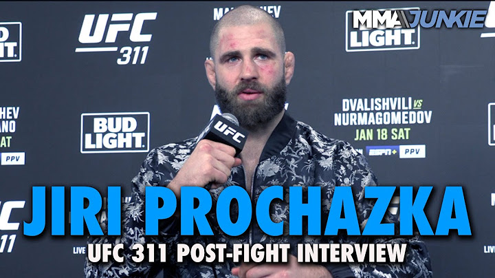 Jiri Prochazka Responds to Commentary Team After Win: 'F**k Them' | UFC 311