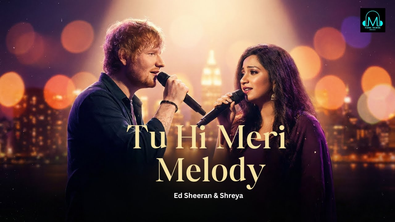 Tu Hi Meri Melody | Ed Sheeran & Shreya Ghoshal | English Hindi Romantic Duet | Tune Verse