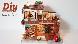 DIY Miniature dollhouse kitㅣcherish timeㅣ체리쉬 타임ㅣ미니어처 하우스ㅣ박소소
