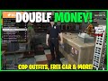 FREE CAR, NEW COP OUTFITS & DOUBLE MONEY! GTA Online Weekly Update