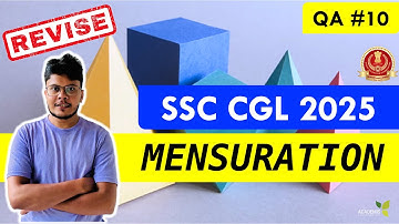 SSC CGL QA Class - Mensuration