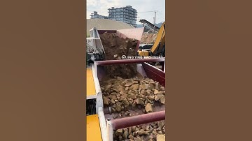 Professional mud and stone screening plant soil separator machine#mud #stone #separation #jycrusher