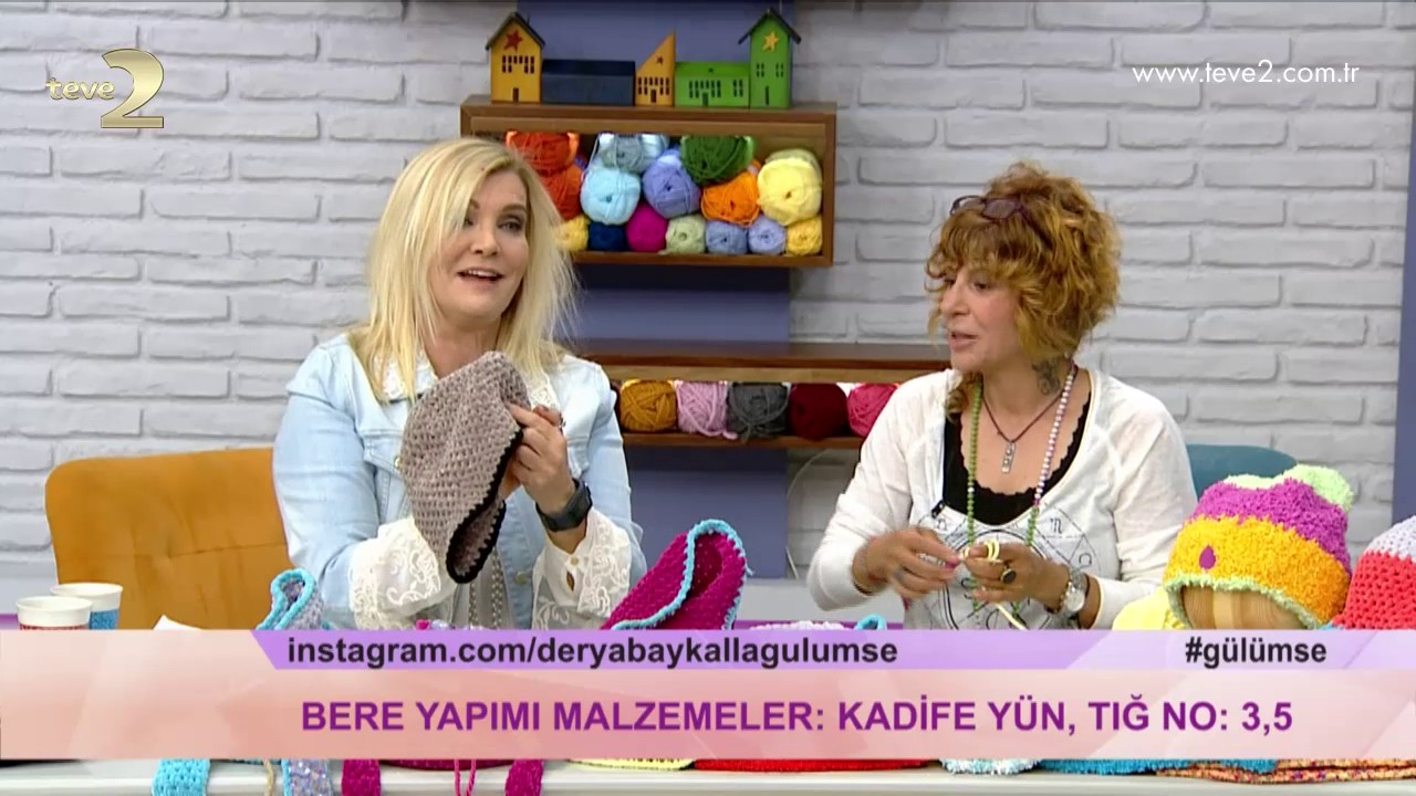 Derya Baykal'la Gülümse: Bere Yapımı Uygulaması