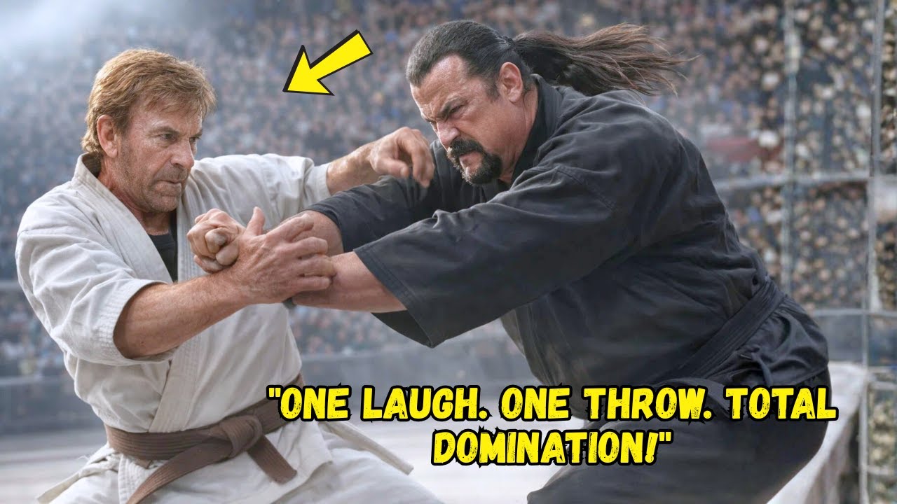 CHUCK NORRIS MOCKS STEVEN SEAGAL’S AIKIDO — ONE MOVE SHOCKS THE ENTIRE ARENA!
