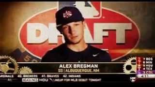 Houston Astros draft Alex Bregman in the 1st Round of the 2015 MLB Draft