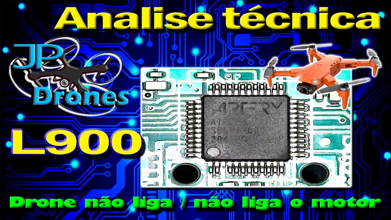 Drone L900  - Problemas: Drone não liga / não liga o motor