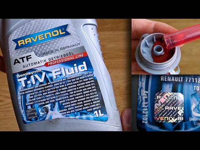 Ravenol T-IV, jws 3309 ATF transmission fluid original product show