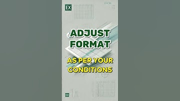 Customize Conditional Formatting to Fit Your Needs! #Excel