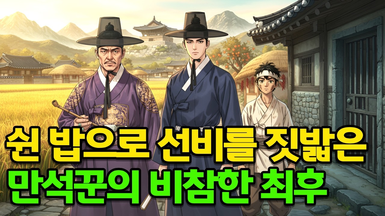 쉰 밥 한 그릇에 가문을 판 선비, 어사가 되어 돌아오다 #야담 #민담 #설화 #옛날이야기 #수면동화 #오디오북 - YouTube