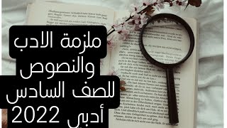 ملزمة الادب والنصوص للصف السادس أدبي ست رفل الزبيدي