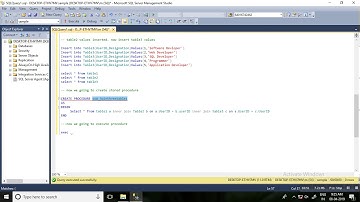 Join multiple tables using stored procedure in sql server   sql server tutorial