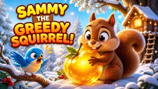 Sammy The Greedy Squirrel | Why Sharing Is Caring |Moral Stories for Kids