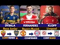Latest Transfer News: Fernandes, Klopp, Dybala & More 🚨