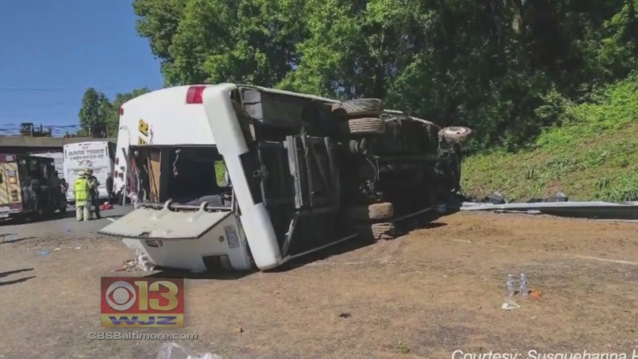 Bus Driver Charged In I-95 Field Trip Bus Crash - YouTube