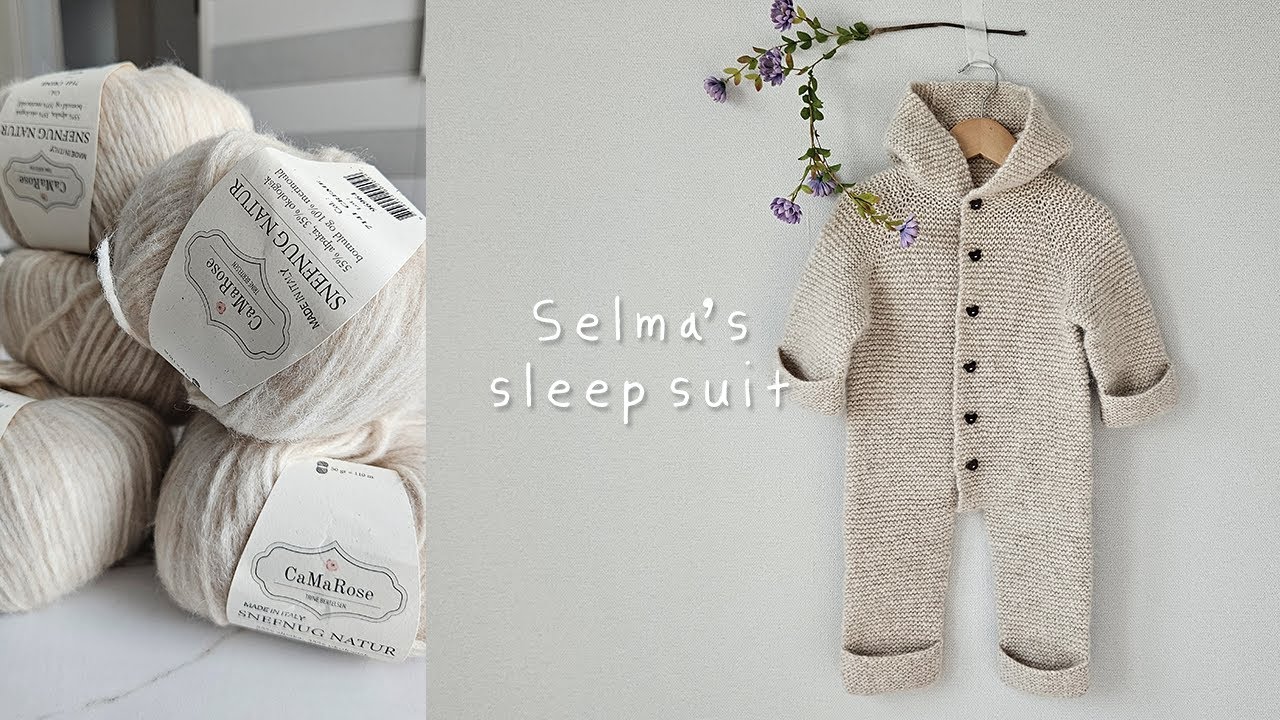 Вязальный влог | Скоро увидимся, будь здоров, малыш 👶 Petiteknit Selma's sleep suit