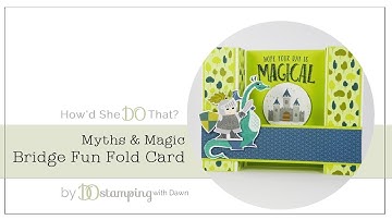 Bridge Fun Fold Card from DOstamping