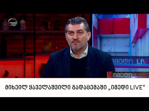 საპარლამენტო უმრავლესობის წევრი მიხეილ ყაველაშვილი გადაცემაში „იმედი LIVE“