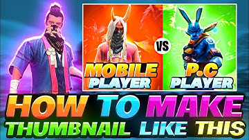 how to make thumbnail like @classyfreefire | classy ff jaisa thumbnail kaise banaye