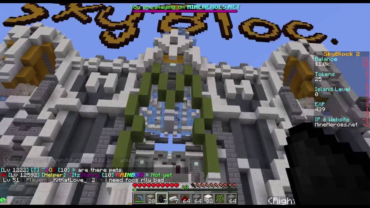 Minecraft | Skyblock Series 1 Ep. 1 Starting Off (Mineheroes) - YouTube