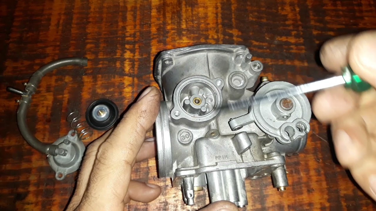 Válvula corte de ar / redutora de ar no carburador da CBX250 TWISTER/XR250 TORNADO HONDA