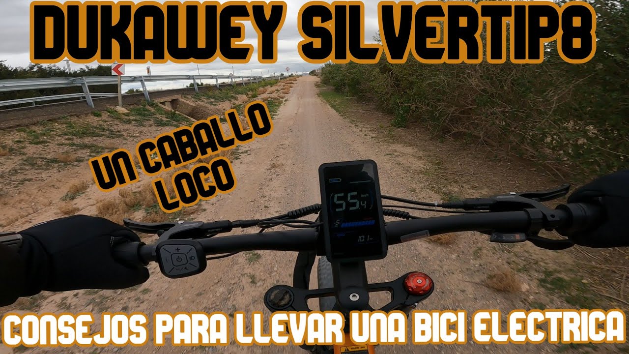 BICICLETA ELECTRICA DUKAWEY SILVERTIP8 / PRUEBA A FONDO / TIPS  CONDUCCION BICI ELECTRICA / GINESSOT