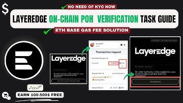 LayerEdge On-Chain Verification Full Guide | Base Gas Fee Solution | On Chain POH Task Kaise Kare