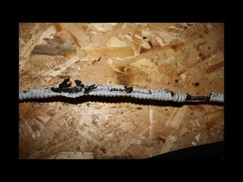 Короткое замыкание кабеля ВВГнг 3х1.5 (Short circuit cable)