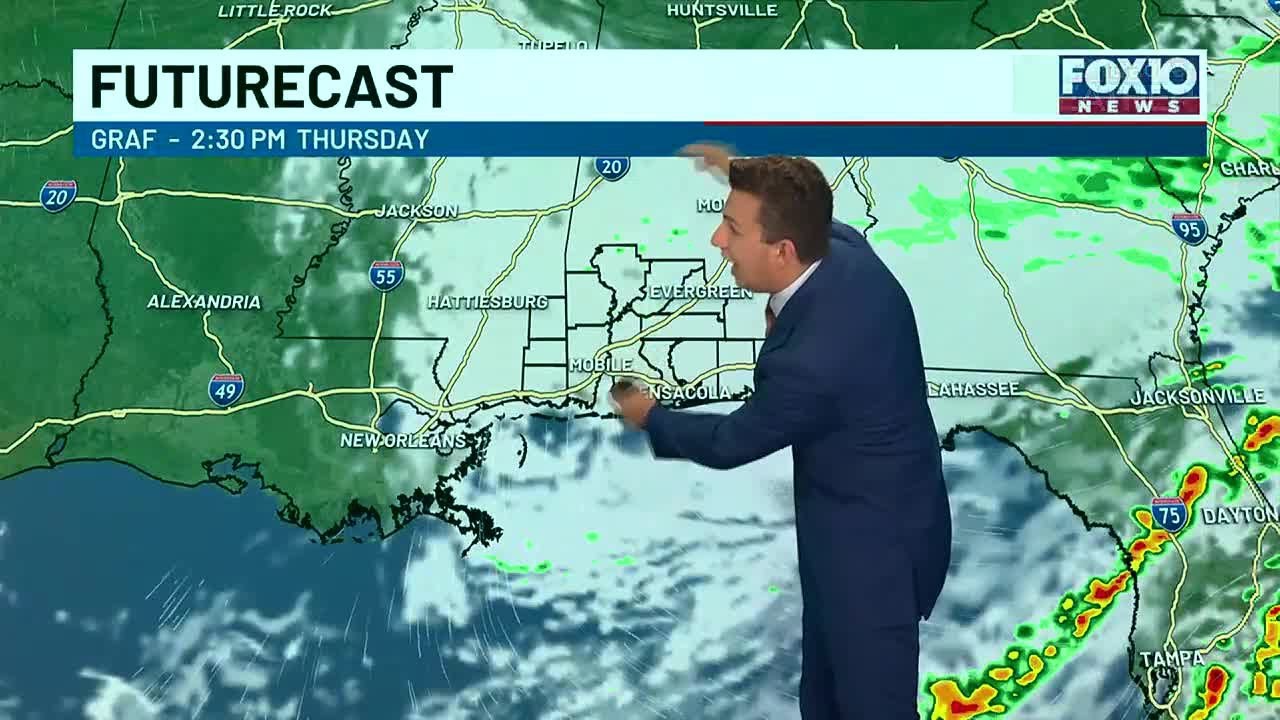 Rain slowly moving out - YouTube