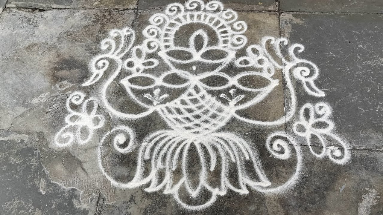 5*1chukkala beautiful Rangoli #easy rangoli #Sri Rangoli Designs#youtuberangoli 