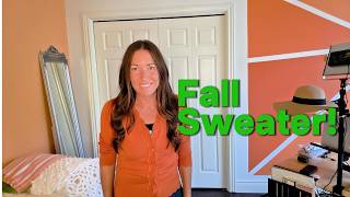Versitile Fall Sweater with Fun Details and Scalloped Edges!