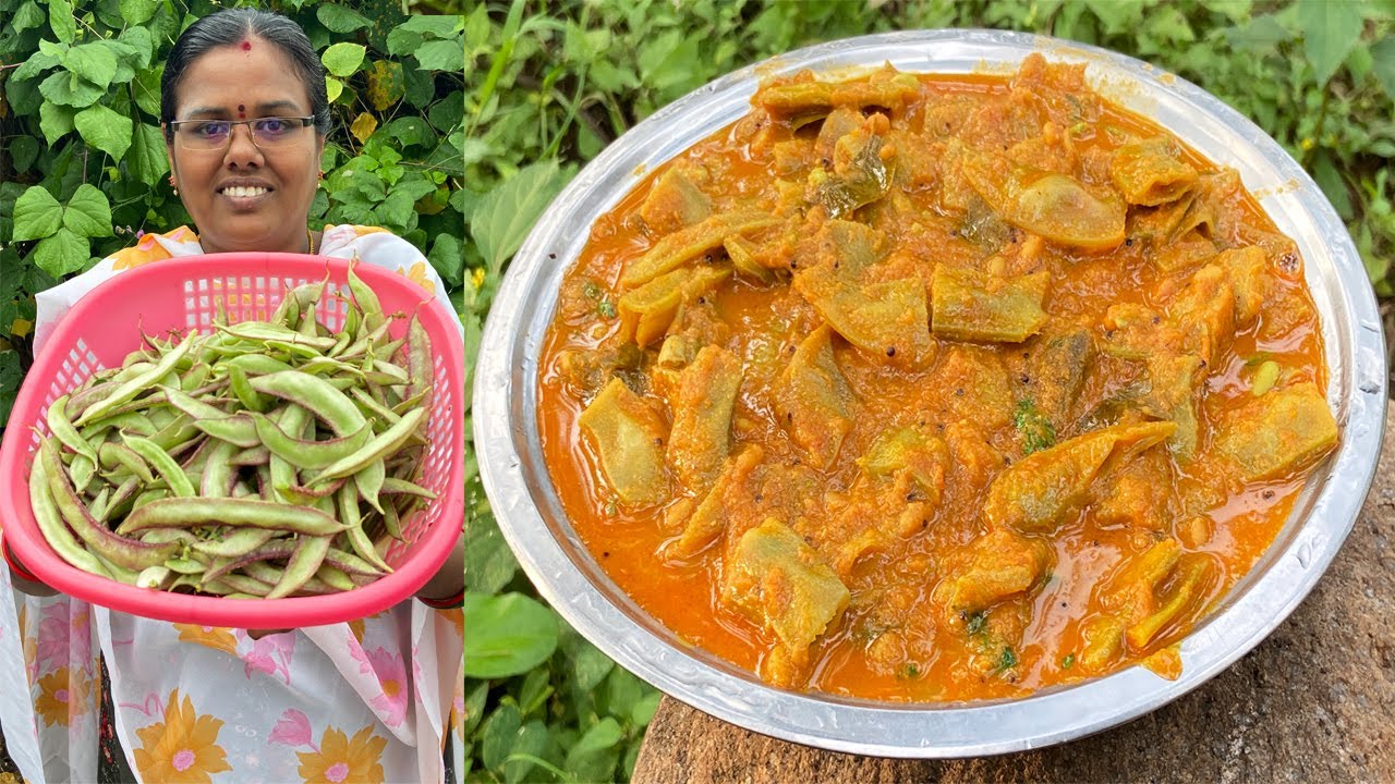 இப்படி ஒரு முறை செய்து பாருங்கள் அவரைக்காய் தொக்கு / Avarakaai thokku / Tasty Broad Beans Thokku