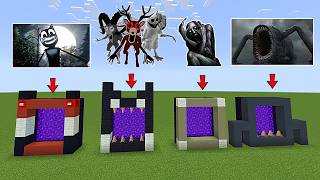 Never make a Portal to Sea Eater 99 night in the forest SCP096 Cartoon Cat In Minecraft 