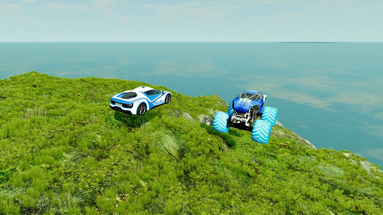 Epic High Speed Jump and Crashes#10 BeamNG Driv