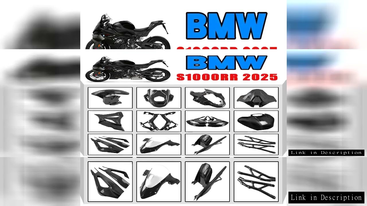 Fender Frame Cover Fixed Wing Fuel Tank Side Panel Fairing Kit 3K Dry Carbon Fiber Motorcycle Access