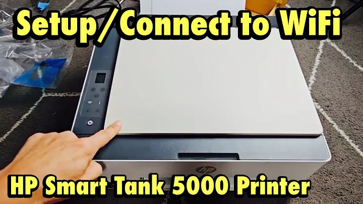 Setup/Connect WiFi to HP Smart Tank 5000 Printer