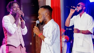 Kuami Eugene, Kwabena Kwabena, and Akwaboah Jr. Full Gospel Showdown at Tagoe Sisters @ 40 Concert.