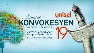 Siaran Langsung Istiadat Konvokesyen Universiti Selangor Ke 19 Sidang 1
