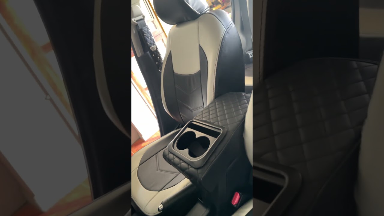 RAIZE G SILVER LEATHER SEAT COVER 