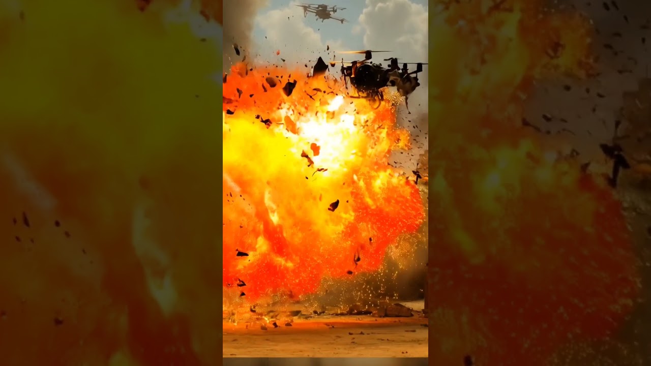 Israeli Drone vs Turkish TukTuk Drone | Epic Air Battle Scene 🔥💥 