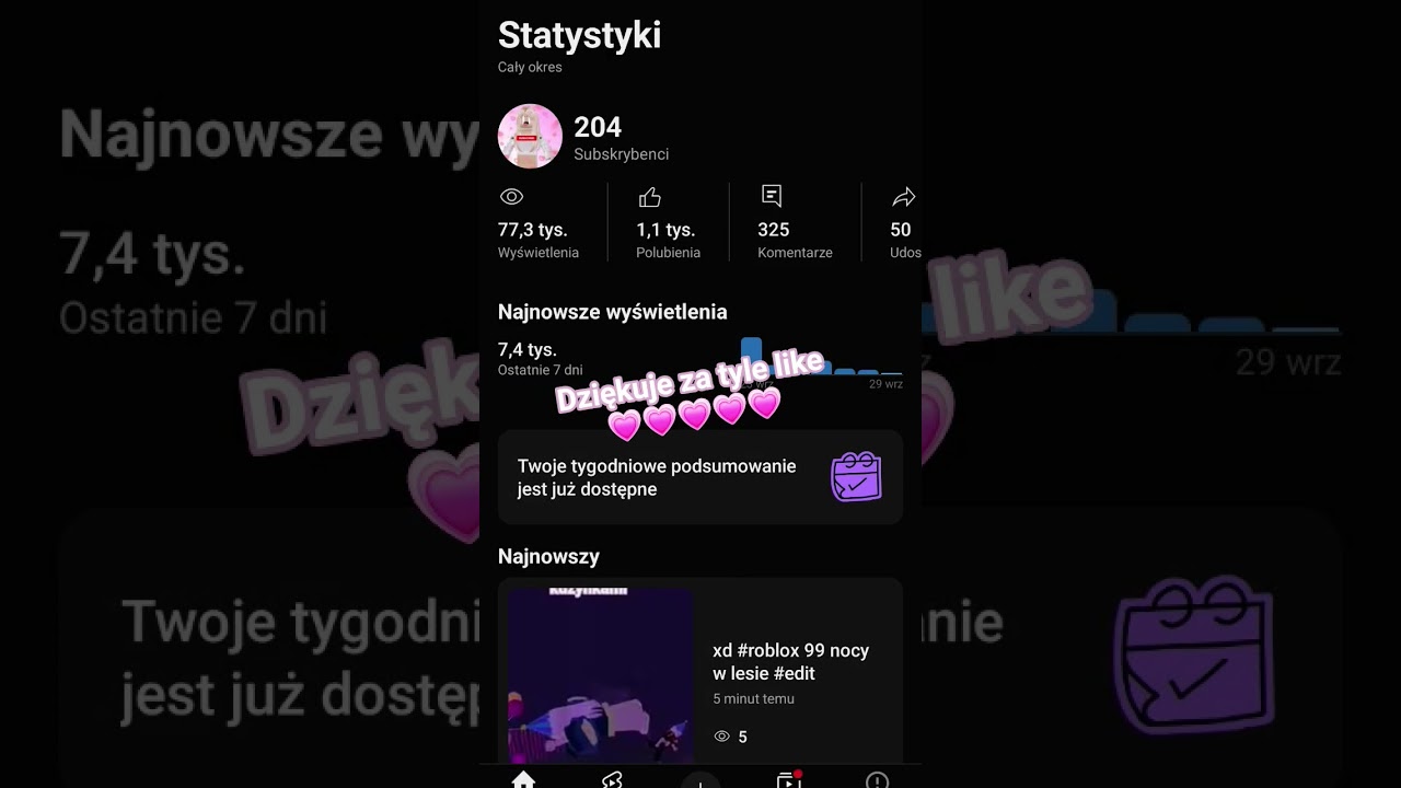 DZIĘKUJEE💗💕 wam że dobiliście