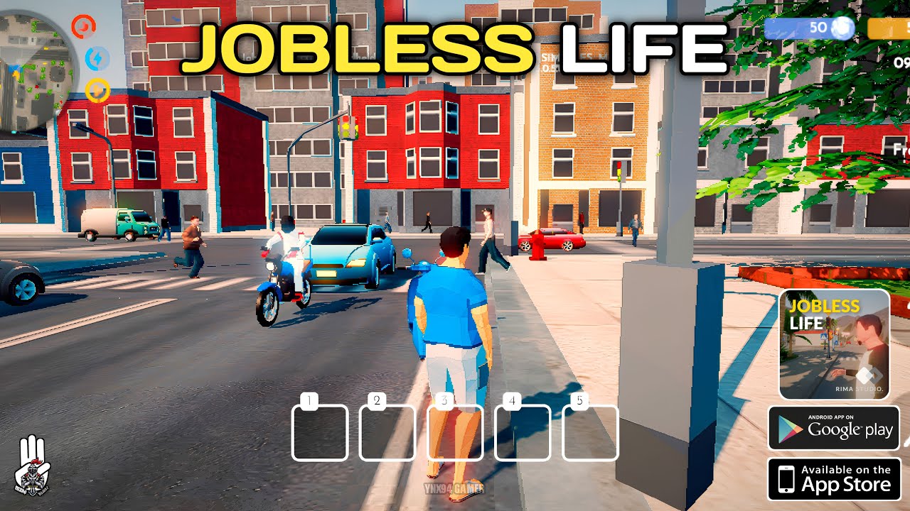JOBLESS LIFE (New BETA) Gameplay Android Part-2 - YouTube