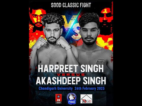 Harpreet Singh vs Akashdeep Singh | Chandigarh University | Super Middle Weight Fight