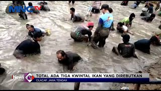 Serunnya Tradisi Ngobeng Ikan, Peserta Rebutan Menangkap Berbagai Jenis Ikan #LintasiNewsMalam 30/08