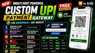 UPI Payment Gateway without merchant account custom upi payment gateway with wordpress
